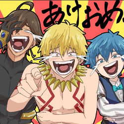 This is a pixiv picture whose title is 笑う推しには福来たる.