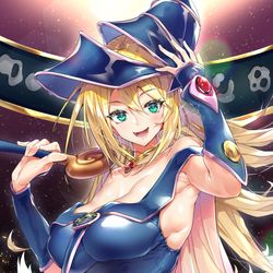 This is a pixiv picture whose title is ブラック・マジシャン・ガール.
