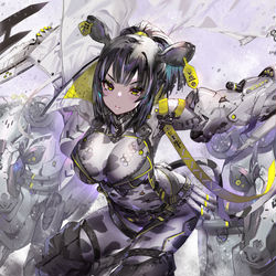 This is a pixiv picture whose title is 丑.