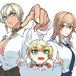 This is a pixiv picture whose title is 女体化を含む.