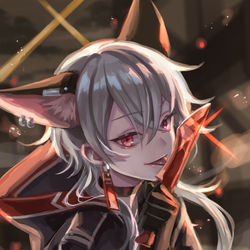 This is a pixiv picture whose title is 赤いナイフ.