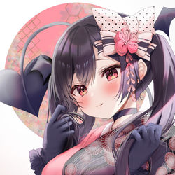 This is a pixiv picture whose title is Happy New Year💜.