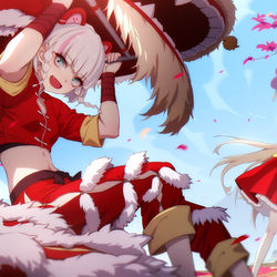 This is a pixiv picture whose title is 元旦.
