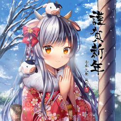 This is a pixiv picture whose title is お正月.