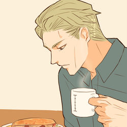 This is a pixiv picture whose title is 七海さんのティータイム.