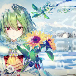 This is a pixiv picture whose title is 冬の花.