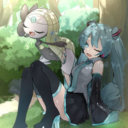 This is a pixiv picture whose title is 🎵.