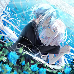 This is a pixiv picture whose title is 「とあるセカイのレクイエム」.