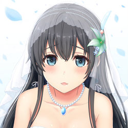 This is a pixiv picture whose title is ゆきのんウェディング.