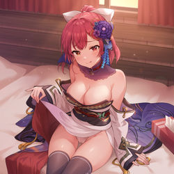 This is a pixiv picture whose title is お正月船長.