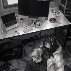 This is a pixiv picture whose title is 2021.