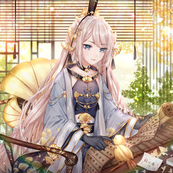 This is a pixiv picture whose title is 詩杏.