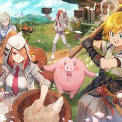 This is a pixiv picture whose title is 荒野行動×七つの大罪のコラボイラスト.