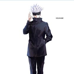This is a pixiv picture whose title is 五条悟.