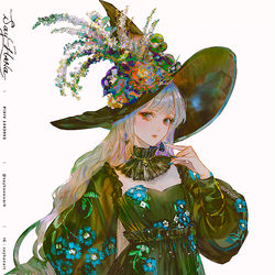 This is a pixiv picture whose title is 《 - The Witch of the North - 》.