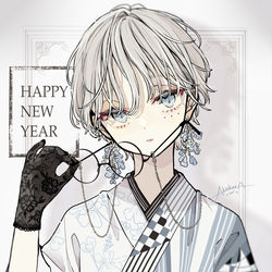 This is a pixiv picture whose title is HAPPY NEW YEAR.