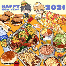 This is a pixiv picture whose title is Happy new year 2021!.
