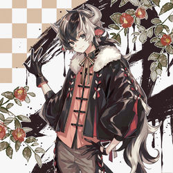 This is a pixiv picture whose title is 2021丑年.