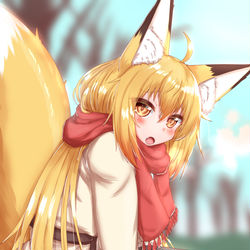 This is a pixiv picture whose title is あ、遅いぞ！寒かったんだからね！！.