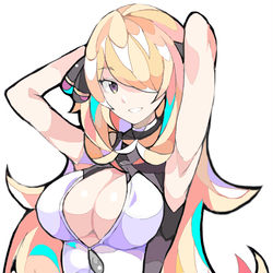 This is a pixiv picture whose title is シロナさん.