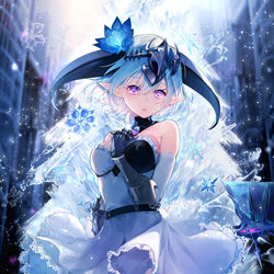 This is a pixiv picture whose title is 聖夜・フィルレイン.