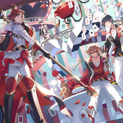 This is a pixiv picture whose title is ハーツラビュル.