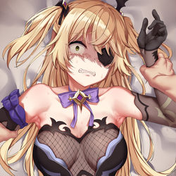 This is a pixiv picture whose title is 恐怖フィッシュル.
