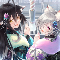This is a pixiv picture whose title is 2021初詣.