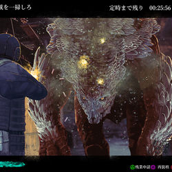 This is a pixiv picture whose title is 有害超獣雑報.