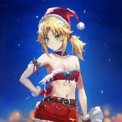 This is a pixiv picture whose title is サンタモードレッド.