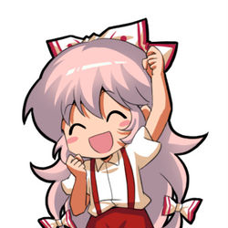 This is a pixiv picture whose title is 东方Project-藤原妹红.