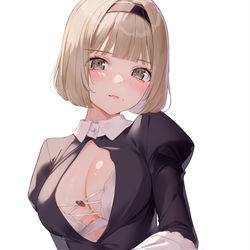 This is a pixiv picture whose title is ご主人様にならわたしの中身、お見せ致します。.