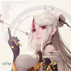 This is a pixiv picture whose title is 凝光 - ningguang.