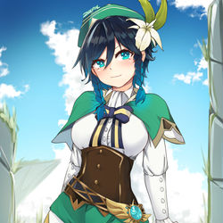 This is a pixiv picture whose title is 原神!.