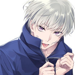 This is a pixiv picture whose title is 狗巻棘.