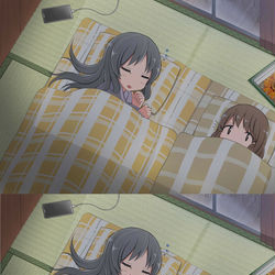 This is a pixiv picture whose title is おやすみする姉妹.