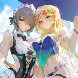This is a pixiv picture whose title is 海盐冰沙与完美假日.