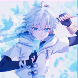This is a pixiv picture whose title is 重雲.