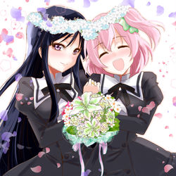 This is a pixiv picture whose title is ゆゆりりシュッツエンゲル契約式.