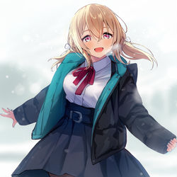 This is a pixiv picture whose title is そんなにはしゃぐとコケるぞ.