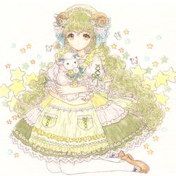 This is a pixiv picture whose title is 牡羊座の女の子.