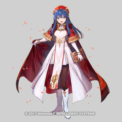 This is a pixiv picture whose title is 【仕事絵】FEH「煌炎の盟主 リリーナ」.