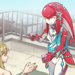 This is a pixiv picture whose title is 差し入れミファー.