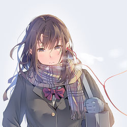 This is a pixiv picture whose title is 片方ずつのイヤフォン.