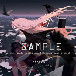 This is a pixiv picture whose title is sample*4.