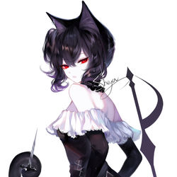 This is a pixiv picture whose title is Cat tail.