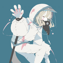 This is a pixiv picture whose title is 宇宙人狼。.