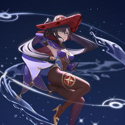 This is a pixiv picture whose title is M O N A.