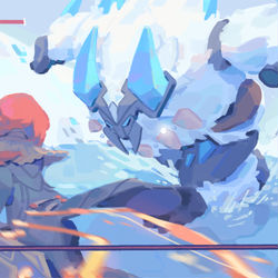 This is a pixiv picture whose title is Dragonspine （原神・Genshin Impact）.