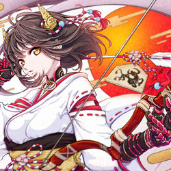 This is a pixiv picture whose title is 災破りを携えて.